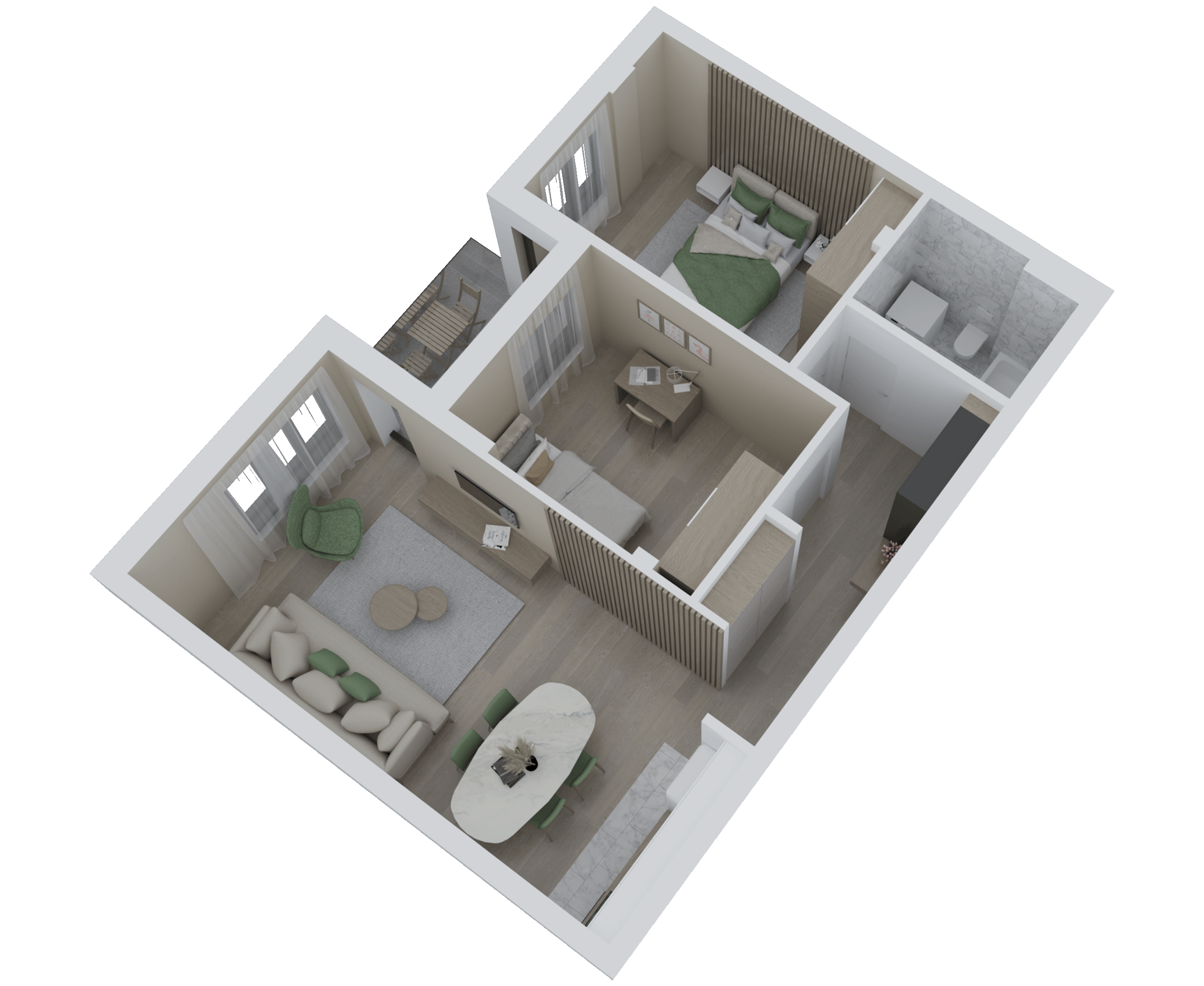 3D prikaz stana