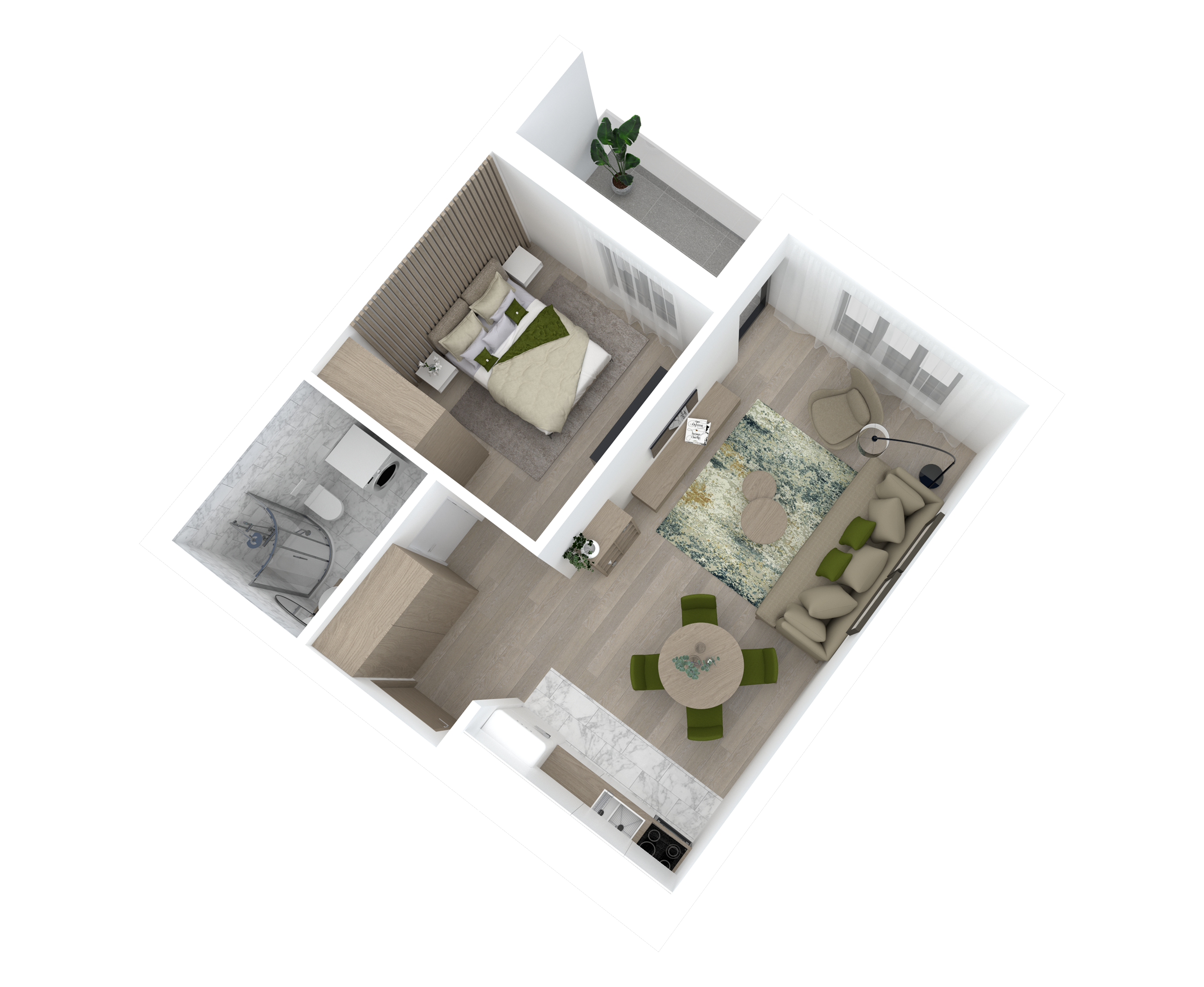3D prikaz stana