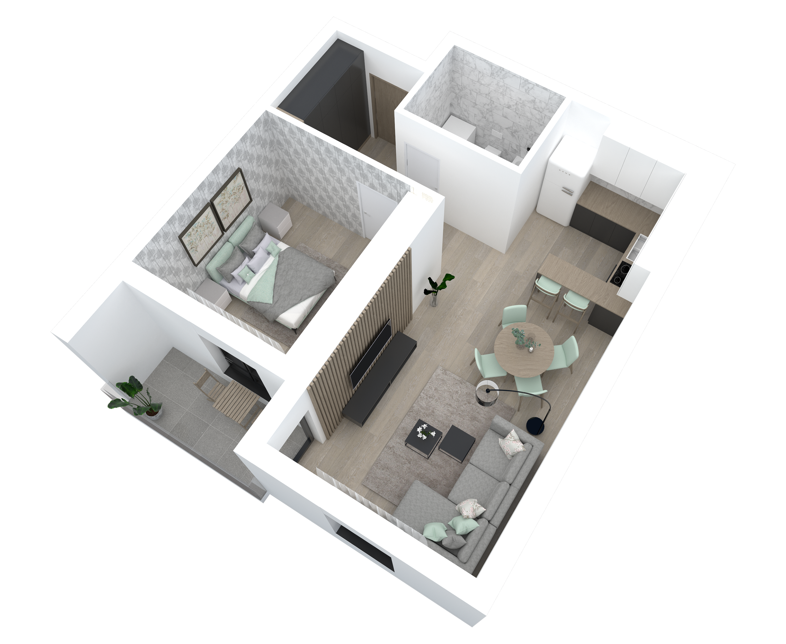 3D prikaz stana