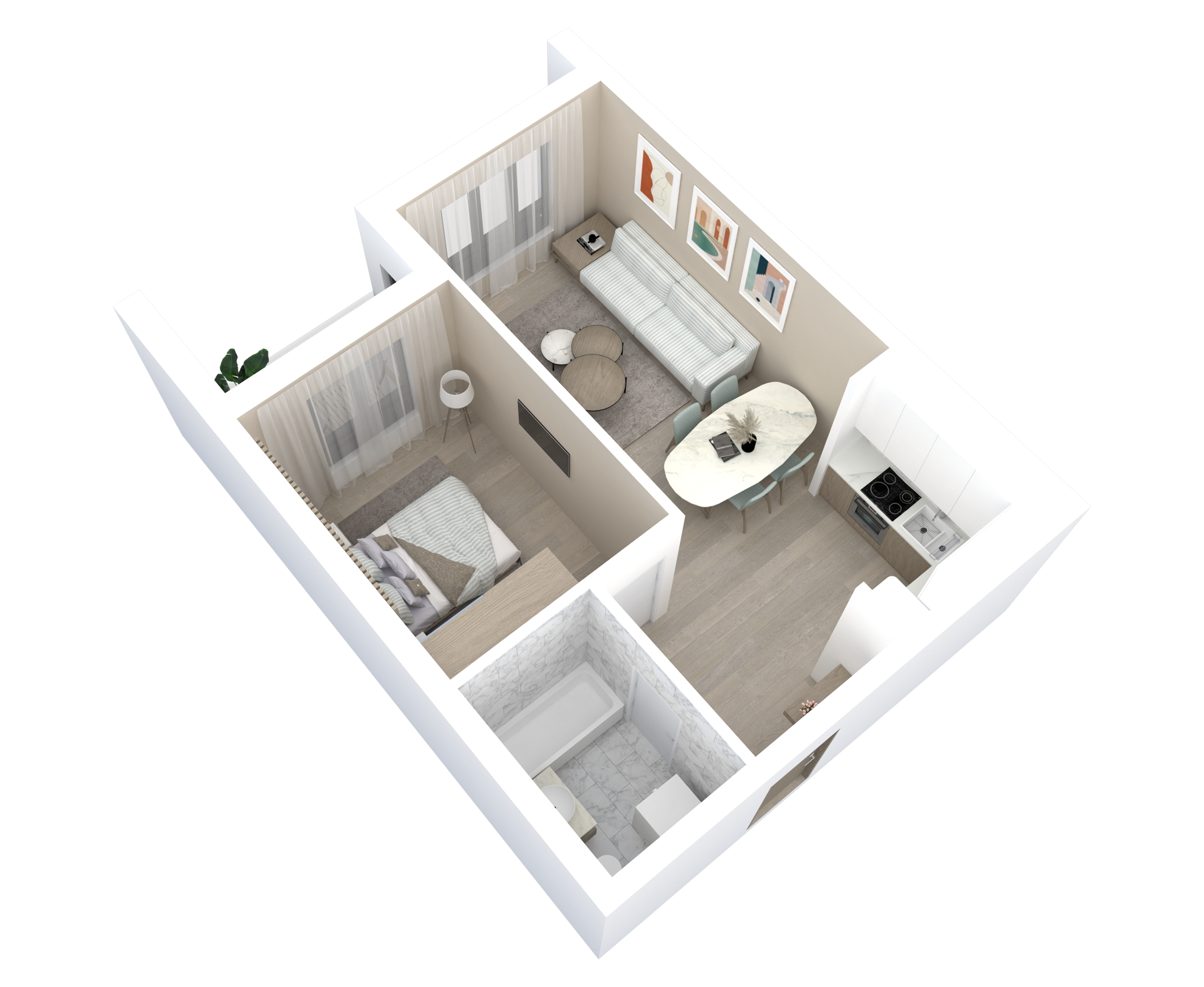 3D prikaz stana