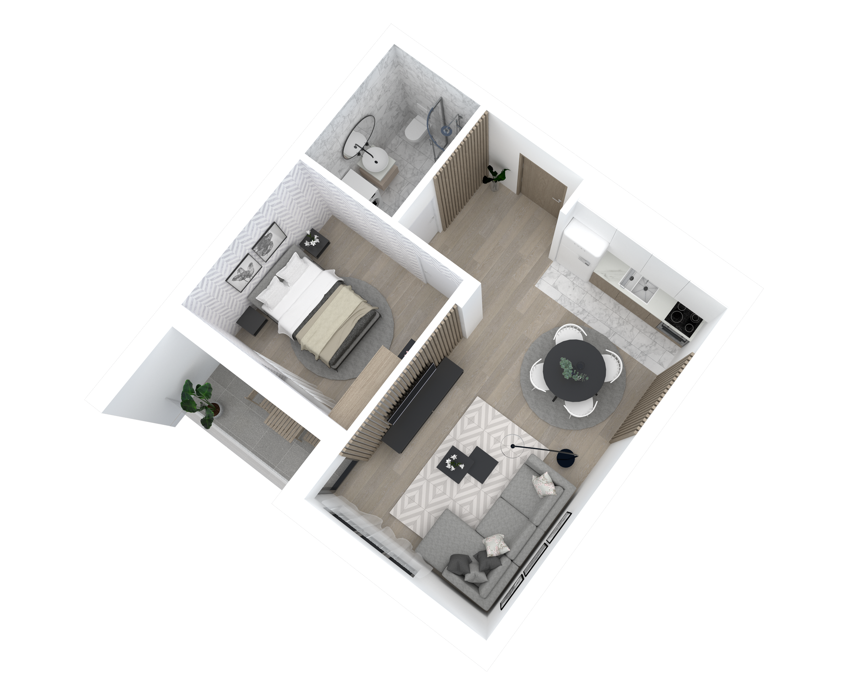 3D prikaz stana