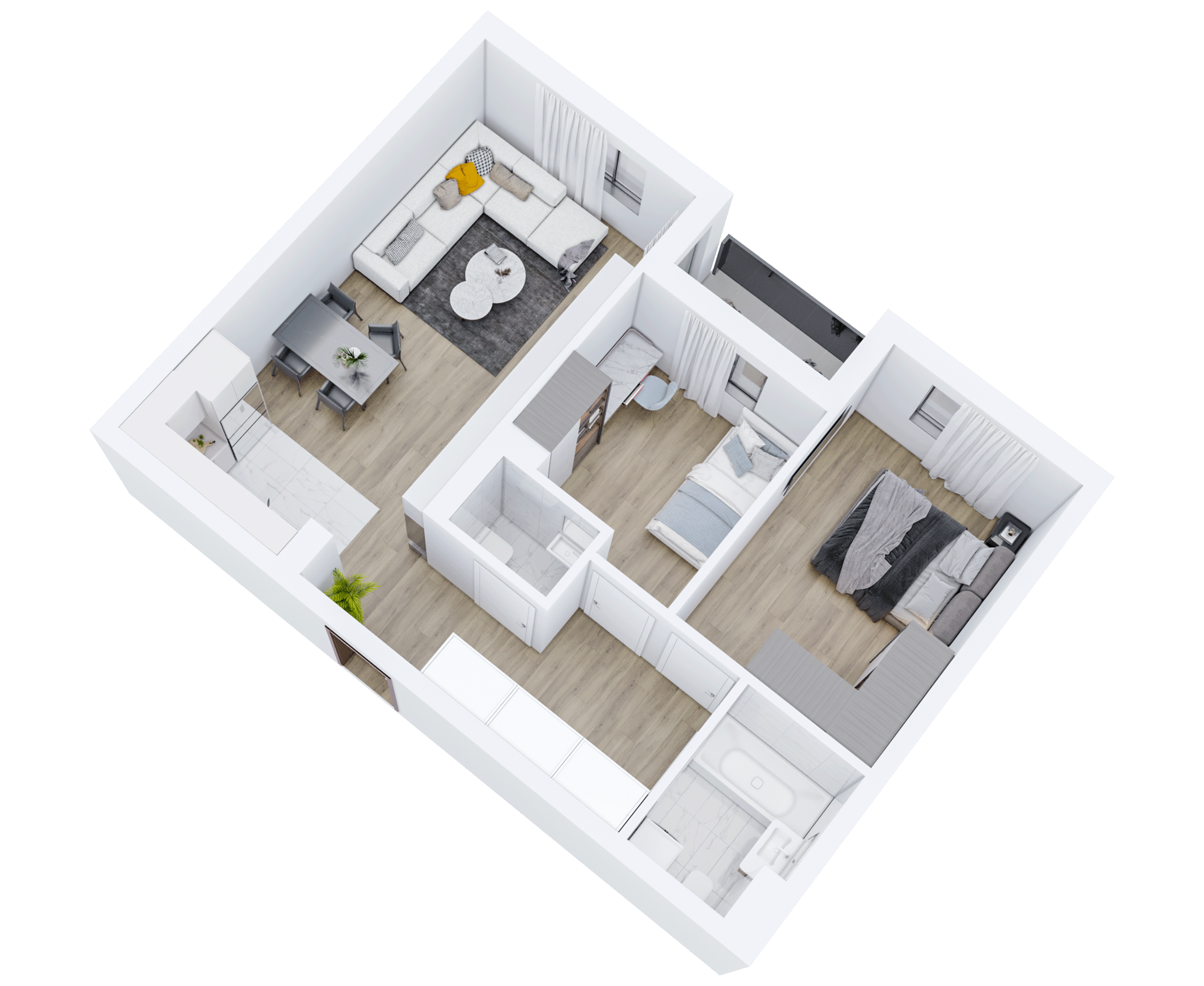 3D prikaz stana