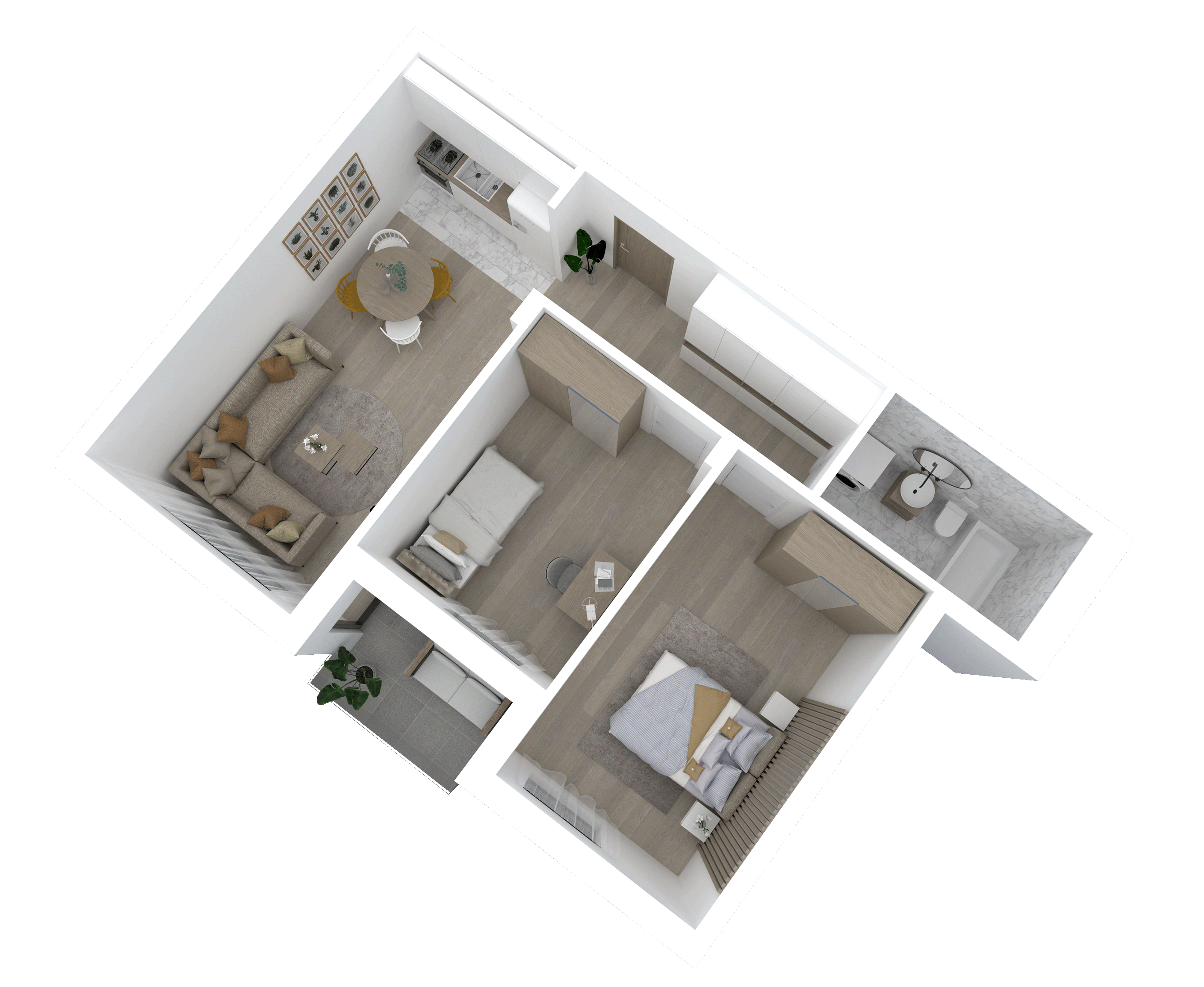 3D prikaz stana