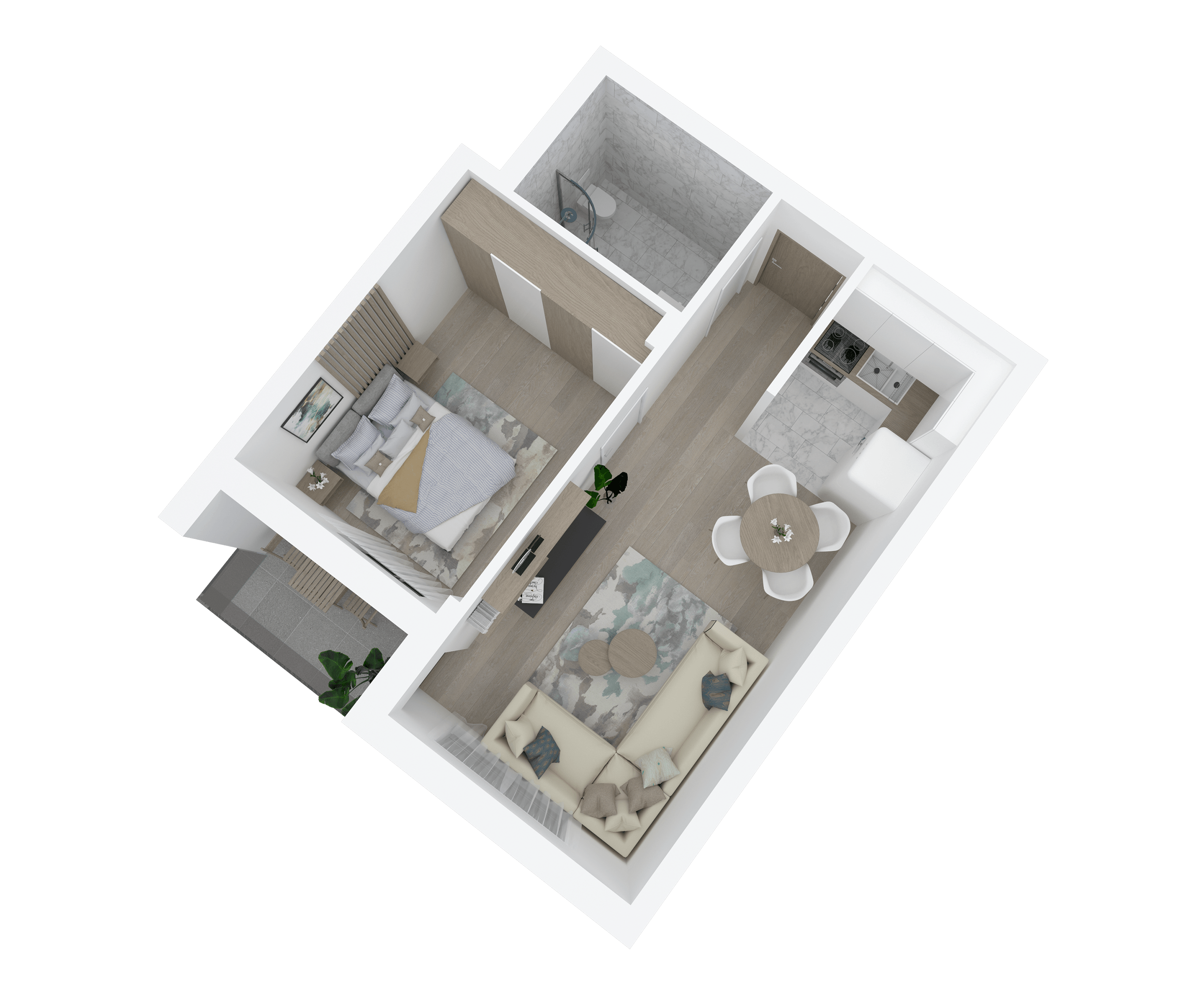 3D prikaz stana
