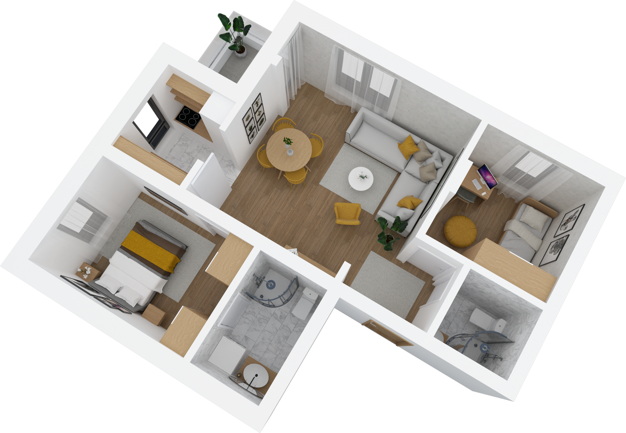 3D prikaz stana