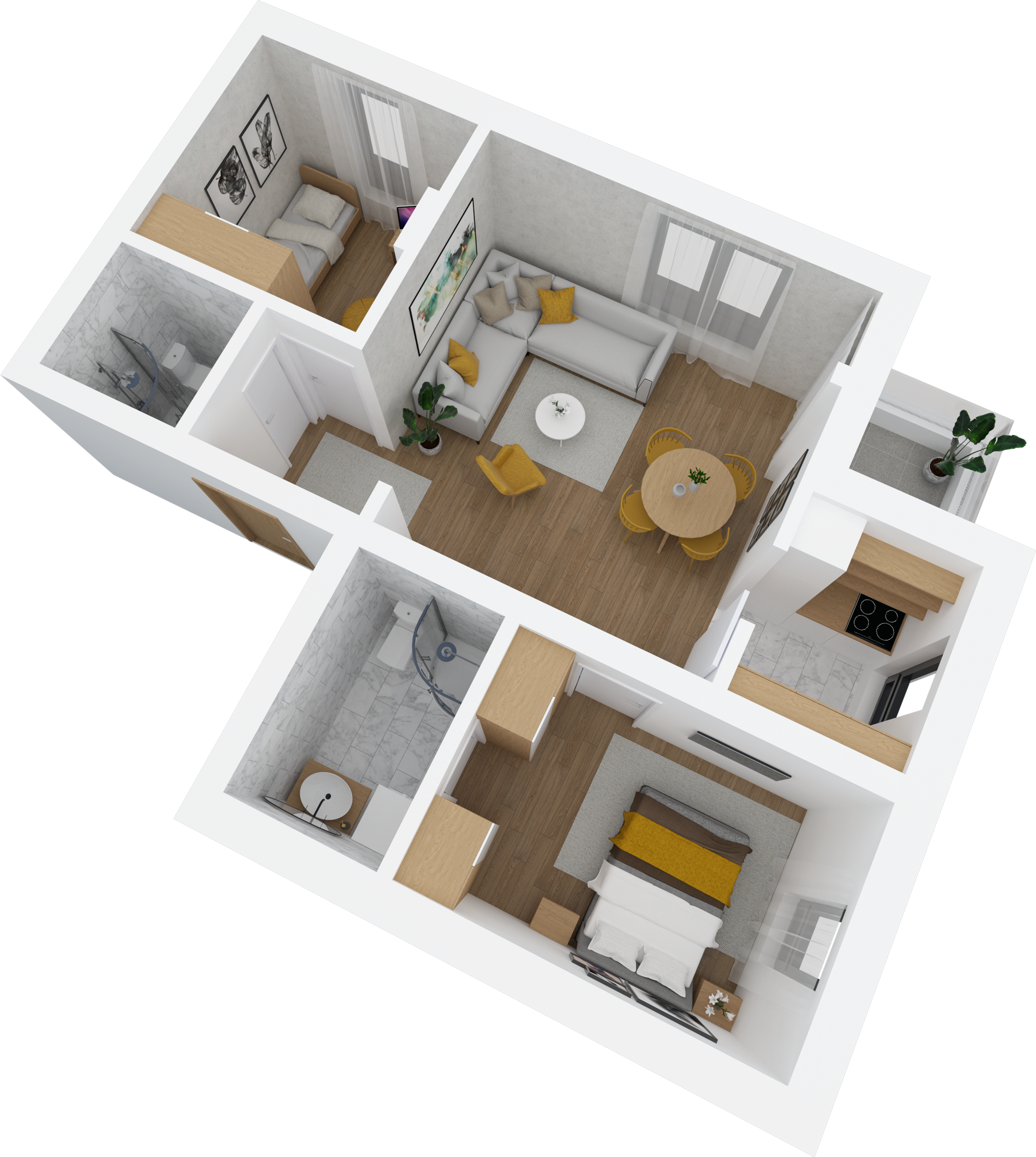 3D prikaz stana