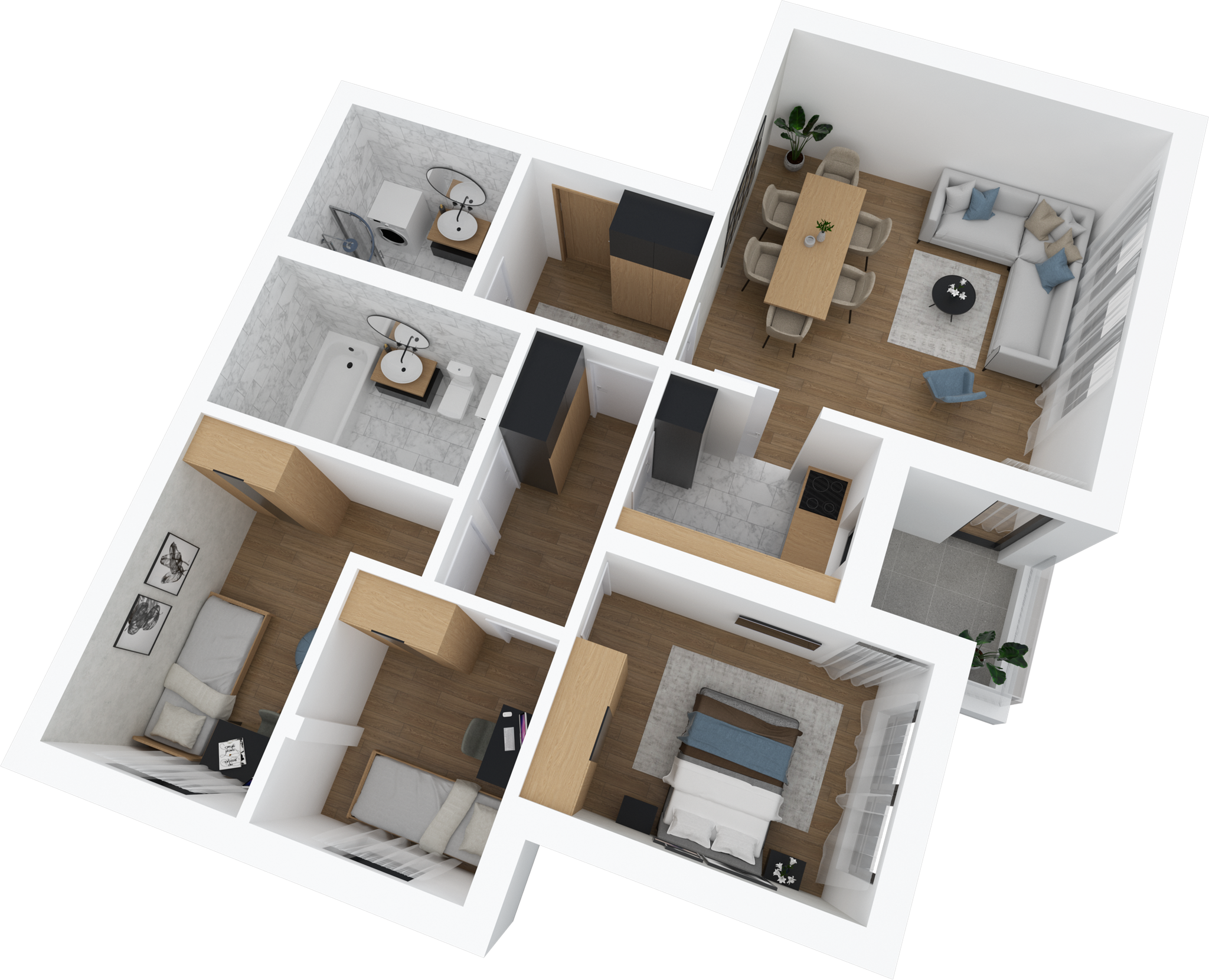 3D prikaz stana