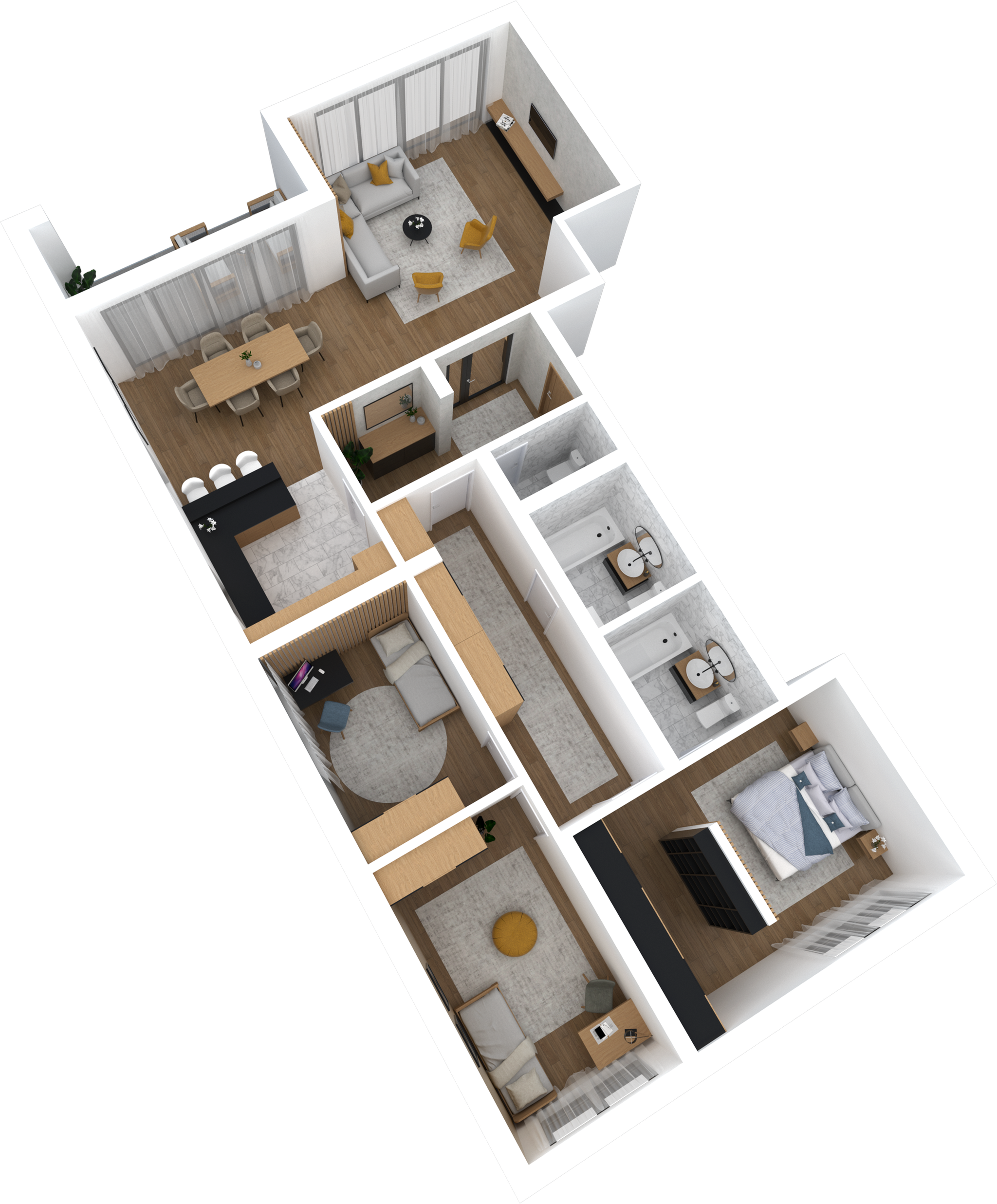 3D prikaz stana