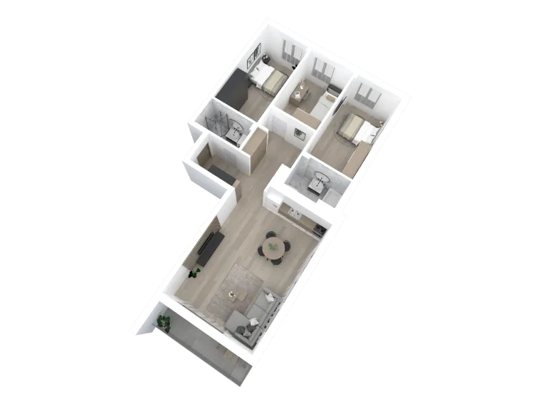 Atrium Residence – Lamela A, II sprat, stan 2