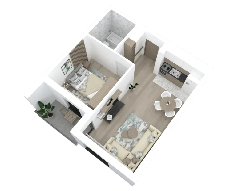 Atrium Residence – Lamela A, II sprat, stan 3