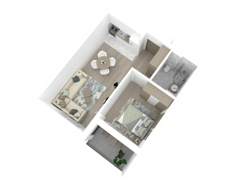 Atrium Residence – Lamela A, III sprat, stan 7