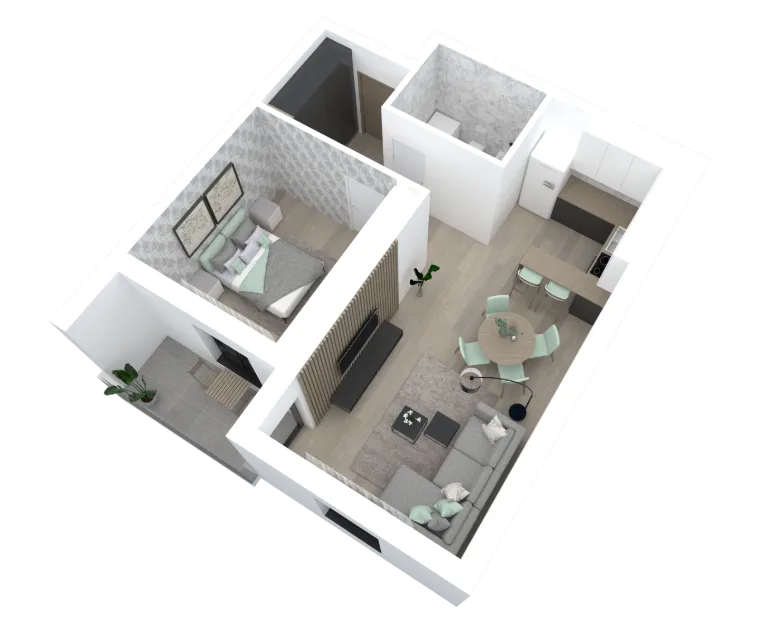 Atrium Residence – Lamela B, II sprat, stan 13