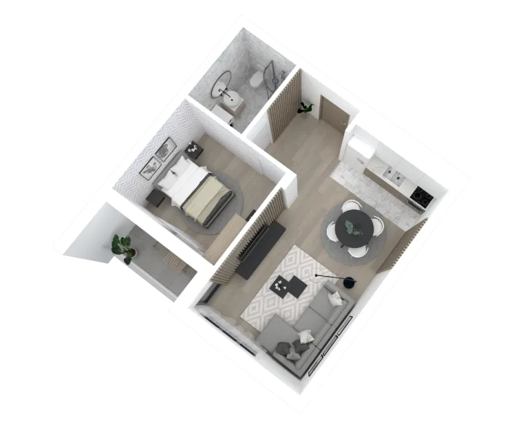 Atrium Residence – Lamela B, II sprat, stan 2