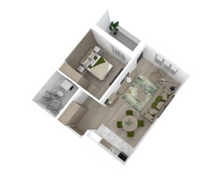 Atrium Residence – Lamela B, III sprat, stan 5