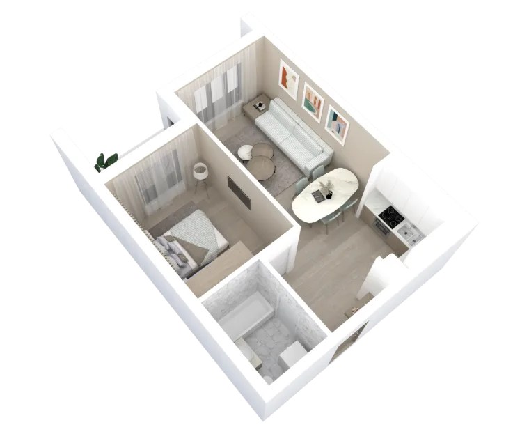 Atrium Residence – Lamela B, II sprat, stan 9