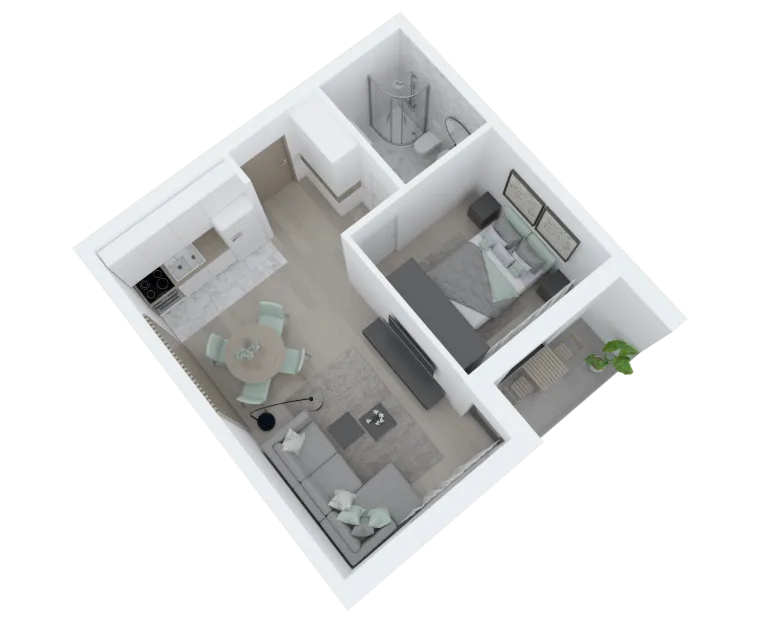 Atrium Residence – Lamela C, I sprat, stan 3