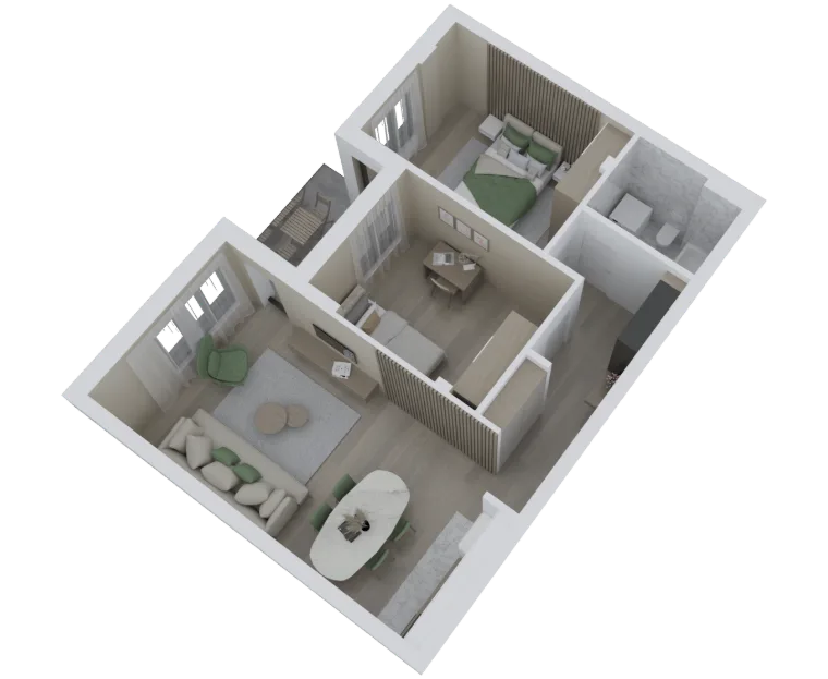 Atrium Residence – Lamela C, Prizemlje, stan 10