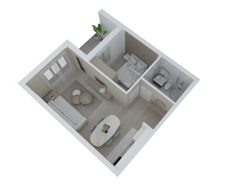 Atrium Residence – Lamela C, Prizemlje, stan 7