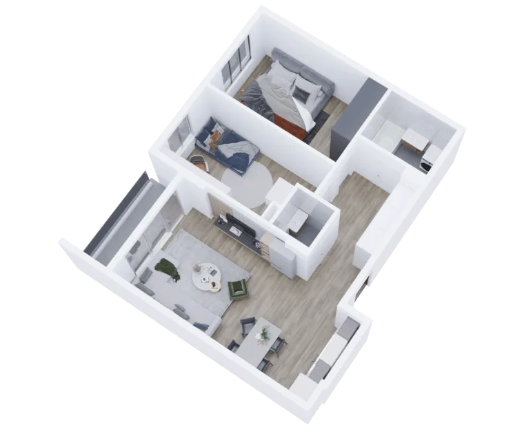 Atrium Residence – Lamela B, II sprat, stan 4