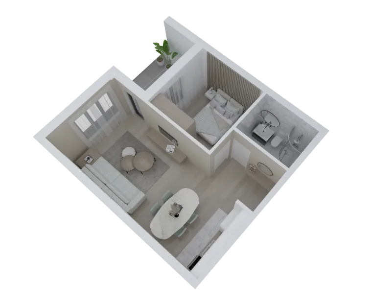 Atrium Residence – Lamela C, III sprat, stan 7