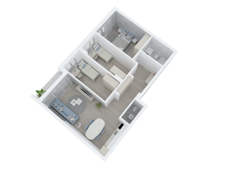 Atrium Residence – Lamela D, Prizemlje, stan 8