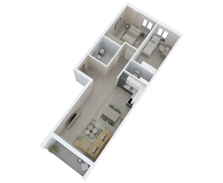 Atrium Residence – Lamela C, III sprat, stan 2