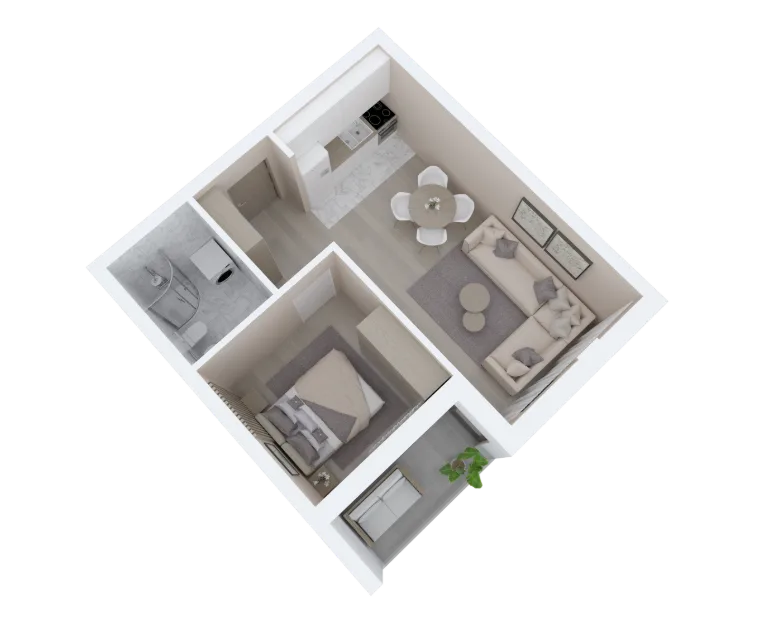 Atrium Residence – Lamela D, Prizemlje, stan 4