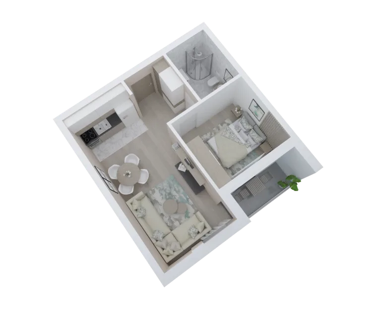 Atrium Residence – Lamela D, I sprat, stan 3