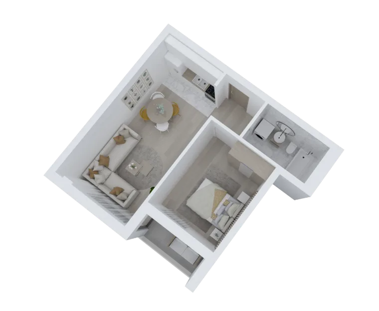 Atrium Residence – Lamela D, Prizemlje, stan 9