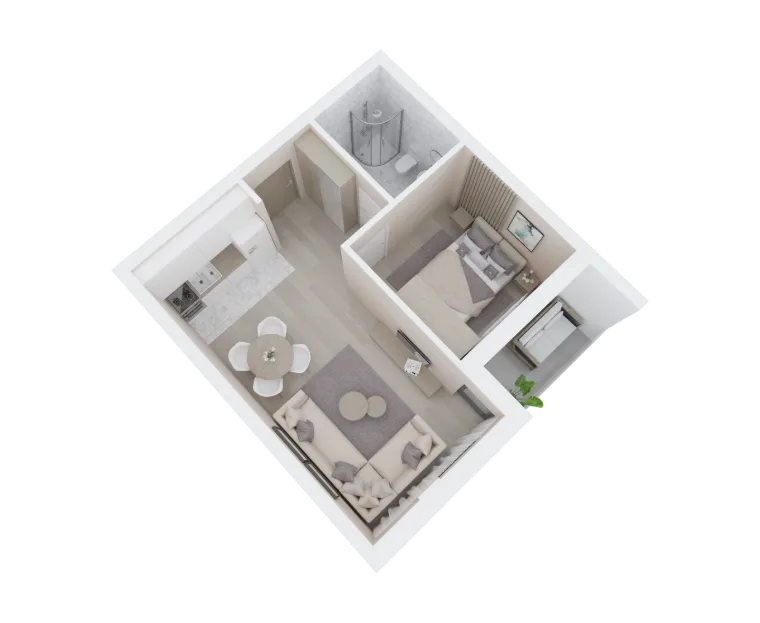 Atrium Residence – Lamela D, I sprat, stan 5