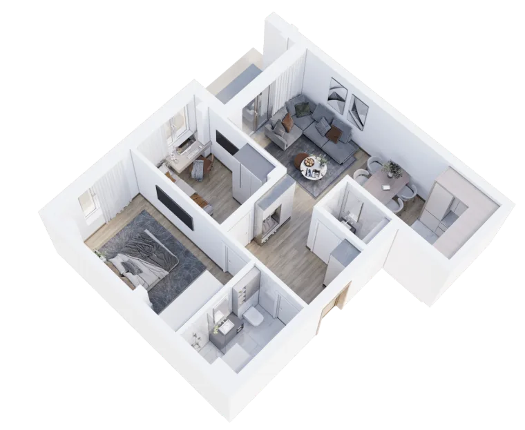 Atrium Residence – Lamela D, II sprat, stan 2