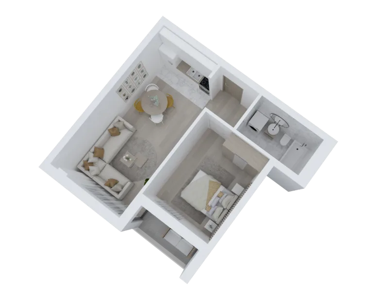 Atrium Residence – Lamela D, II sprat, stan 9