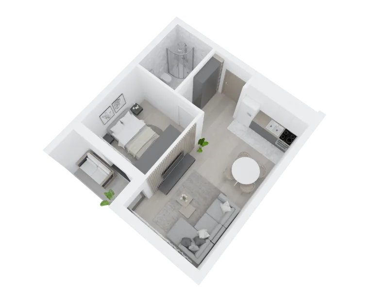Atrium Residence – Lamela D, III sprat, stan 6