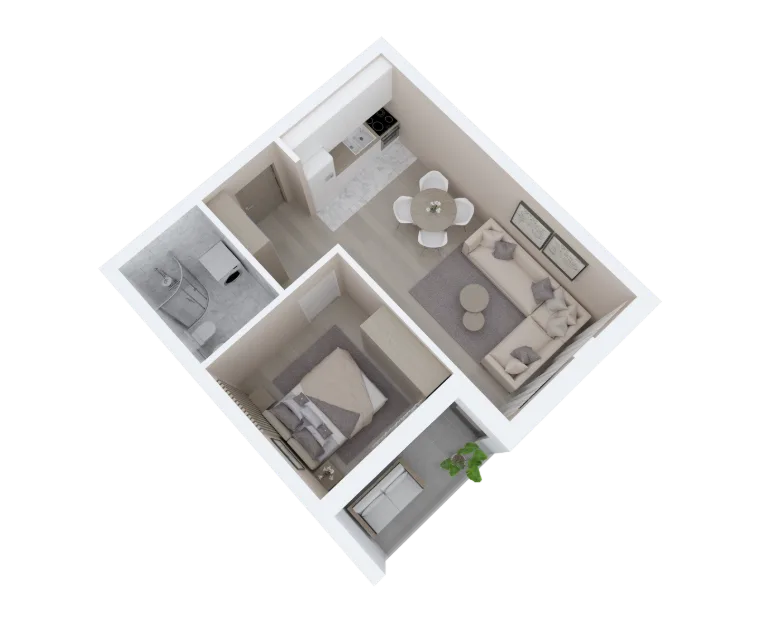 Atrium Residence – Lamela D, II sprat, stan 4
