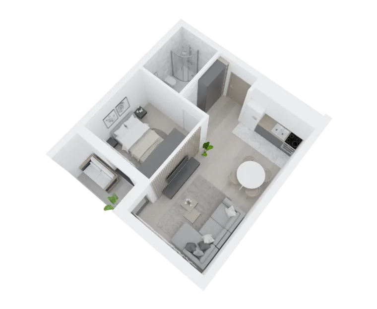 Atrium Residence – Lamela D, II sprat, stan 6