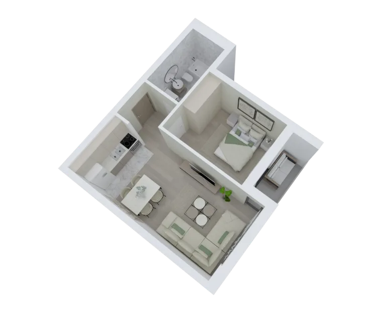 Atrium Residence – Lamela D, III sprat, stan 1