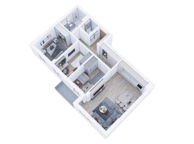 Atrium Residence – Lamela E, Prizemlje, stan 4