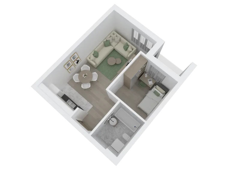 Atrium Residence – Lamela E, Prizemlje, stan 11