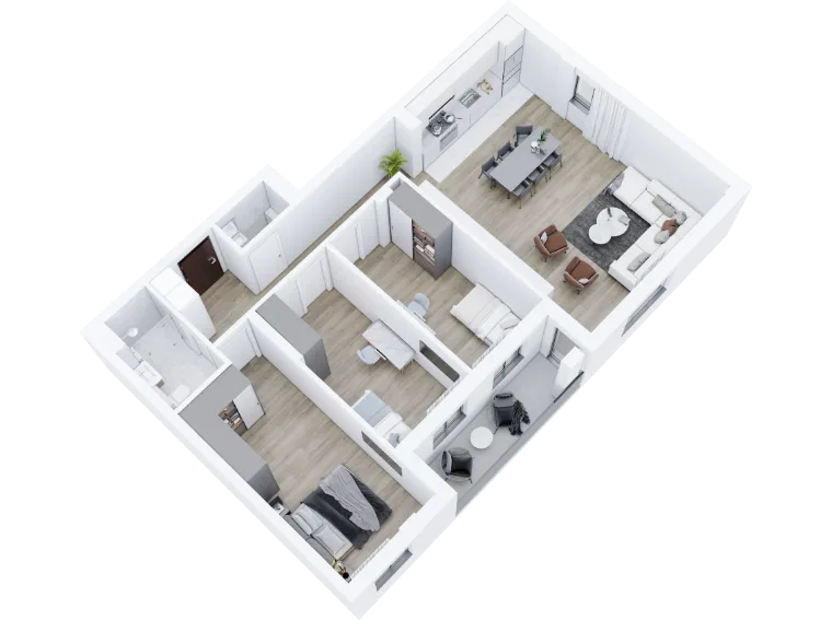 Atrium Residence – Lamela E, I sprat, stan 9