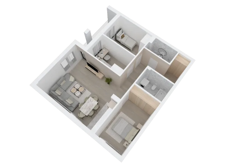 Atrium Residence – Lamela E, Prizemlje, stan 8