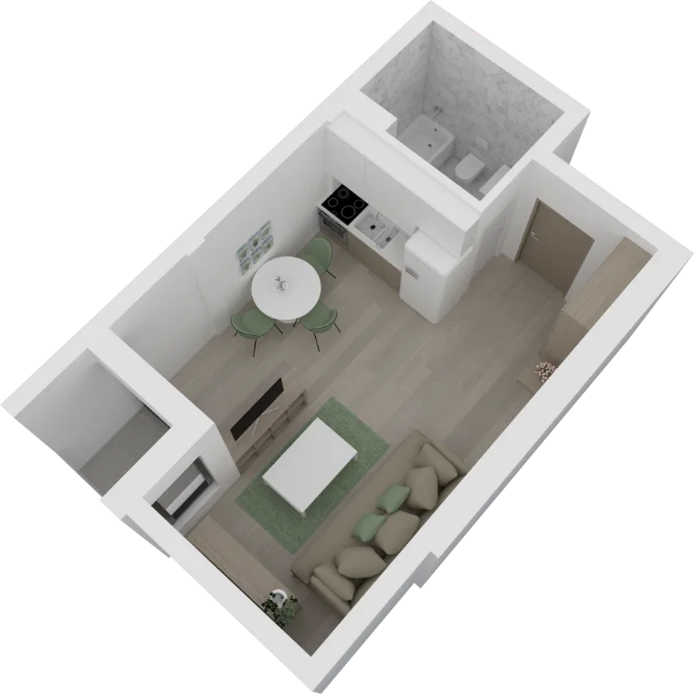 Atrium Residence – Lamela E, II sprat, stan 1