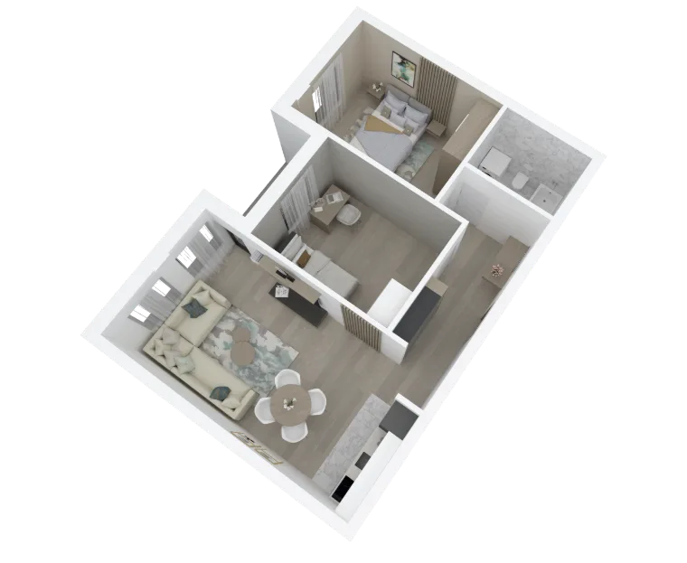 Atrium Residence – Lamela E, Prizemlje, stan 6