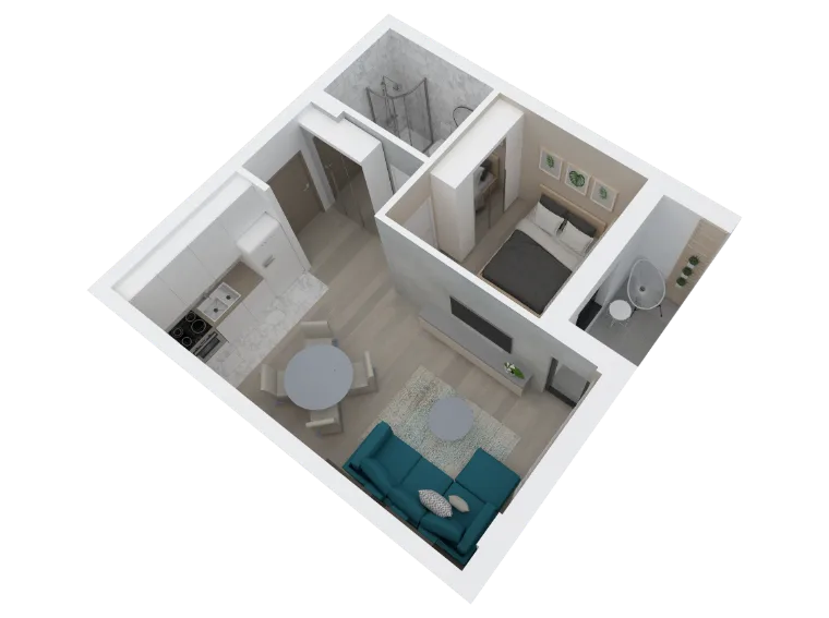 Atrium Residence – Lamela E, I sprat, stan 5