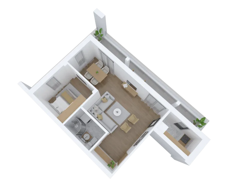 Royal Residency – Blok A, ulaz A1, stan 4