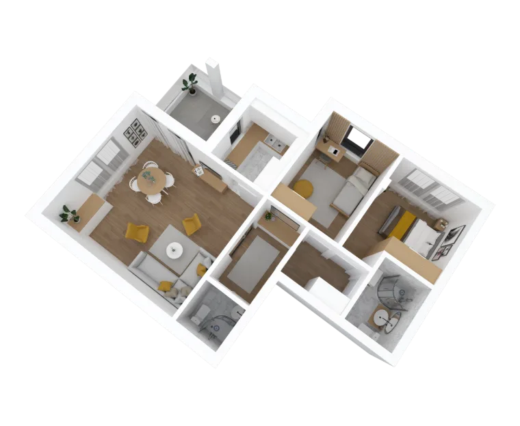 Royal Residency – Blok B, ulaz B1, stan 3