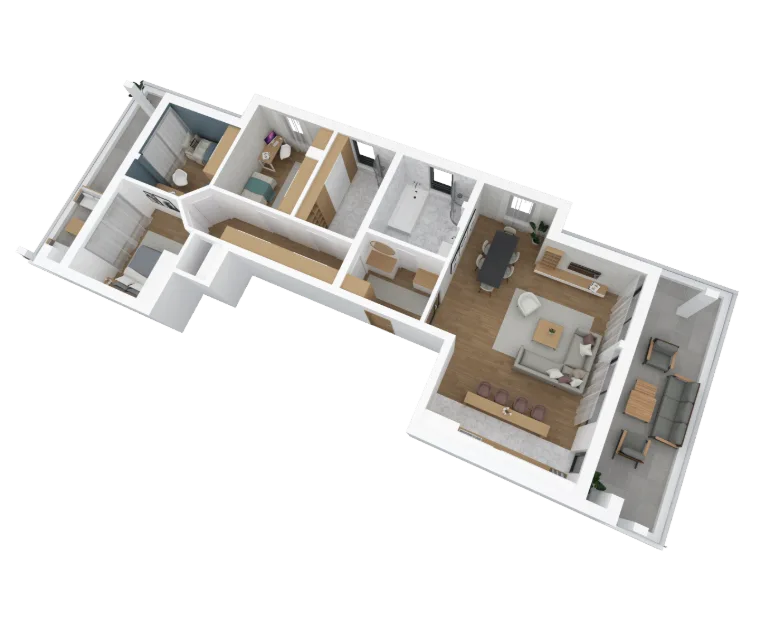 Royal Residency – Blok C, ulaz C1, stan 3