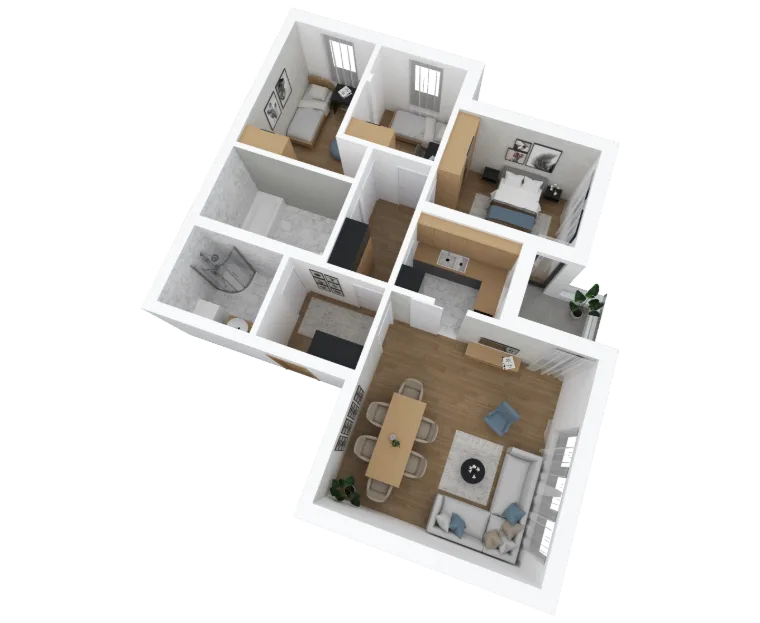 Royal Residency – Blok C, ulaz C3, stan 3