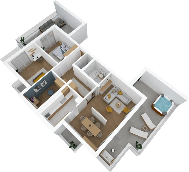 Royal Residency – Blok C, ulaz C4, stan 4