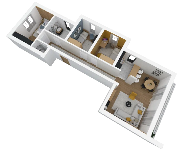 Royal Residency – Blok D, ulaz D1, stan 1