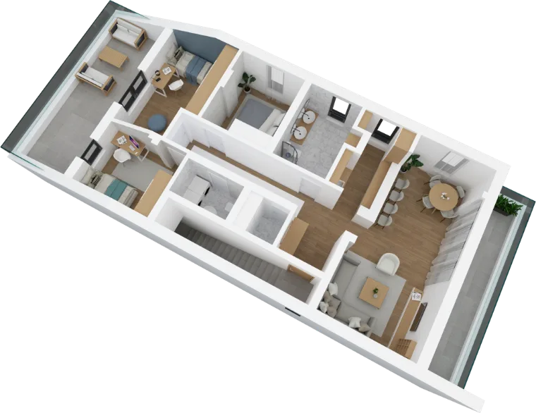Royal Residency – Blok D, ulaz D1, stan 4